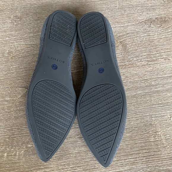 Rothy’s The Point Cloud Birdseye Gray Flats - Picture 7 of 7